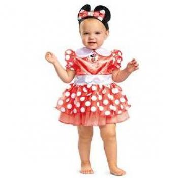 Traje de Minnie Mouse para niños 12-18 meses