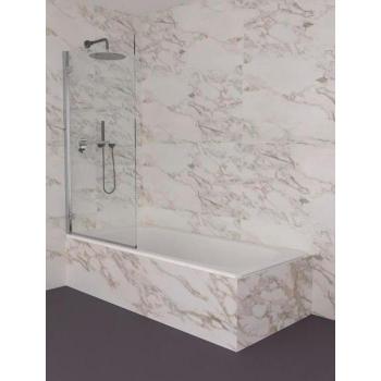 Baignoire avec paroi Ideal Standard A, droite, finition argent