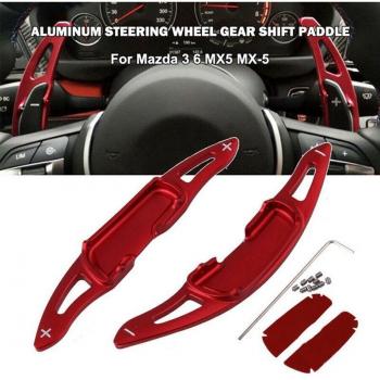 Palanquitas de cambio de marchas rojas para Mazda 3, 6, MX-5, CX-4, CX-5, Axela y Atenza