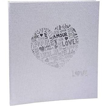 Exacompta Just Married Fotoalbum, 29 x 32 cm, 60 Seiten, weiß