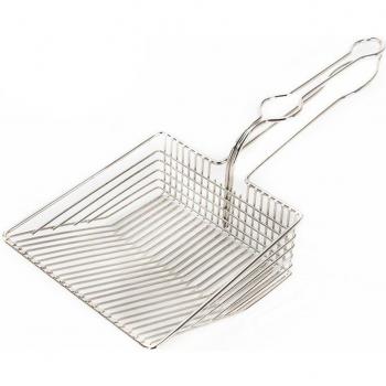 Metalen scoop voor kattenschoonmaak