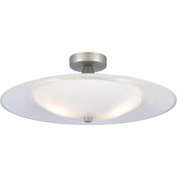 Halo Design Baroni, plafonnier diam. 46 opale aluminium