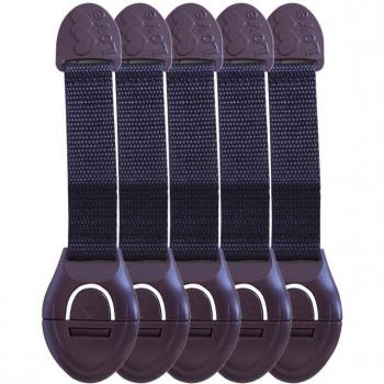 5pcs Baby Proofing Locks for Toilets and Refrigerators