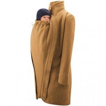 Manteau de portage Oslo en éco-laine camel