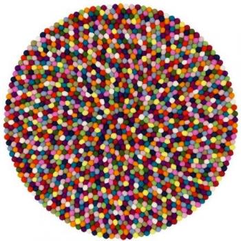 Myfelt Lotte Filzkugelteppich Ø 70 cm
