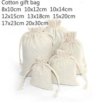 Linen Cotton Drawstring Bags