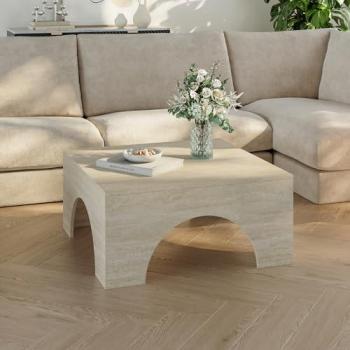 Mesa de Centro Vivatka Travertino 80x80 cm