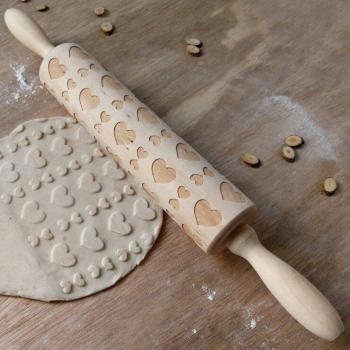 Holiday Embossing Rolling Pin