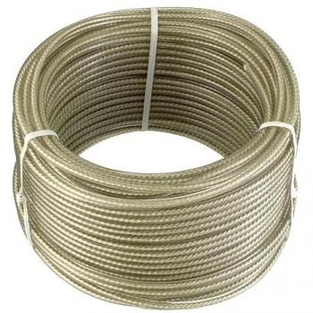 Cavo Multiuso in Ferro Zincato Plastificato con Anima in Fibra Tessile 30 mt x 3 mm