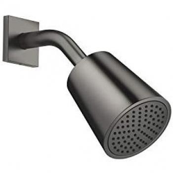 Douche de tête Dornbracht Imo 28504670-99, pivotante, projection 180-210 mm, couleur foncé mat