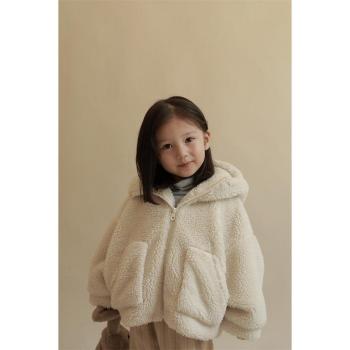 Hooded Baby Lamb Coat