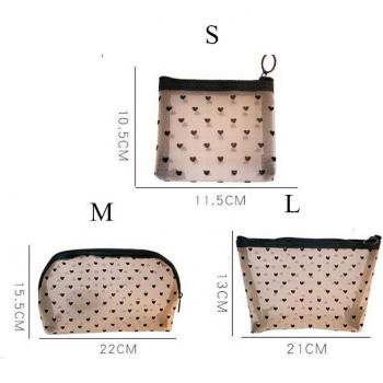 Bolso Transparente de Lunares