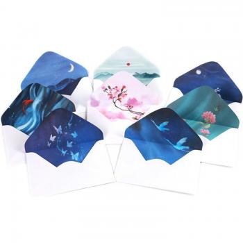 Retro Chinese Hand-painted Decorative Envelopes