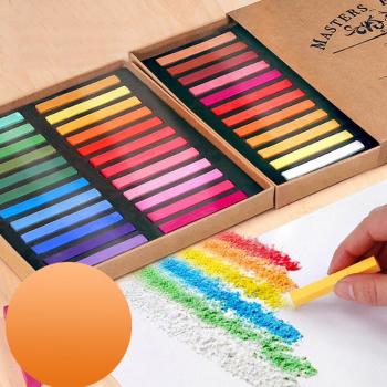 Ensemble de pastels carrés pastel 48 couleurs