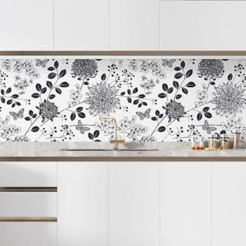 Crédence Adhésive Fleurs et Papillons 70x105