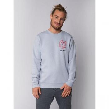 Felpa Self Love Blu Chiaro