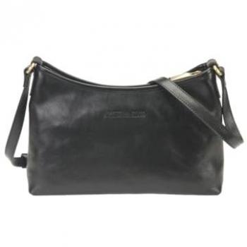 Sac à main Arthur & Aston A123-05 en cuir noir