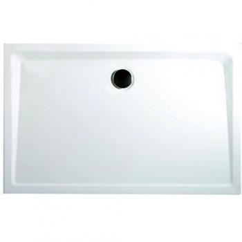 Schulte Duschwanne 90x120 cm, flache Sanitär-Acryl-Wanne, alpin-weiß