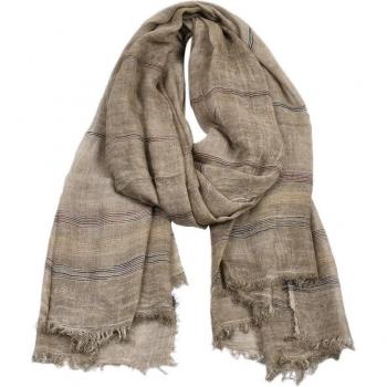 Yarn-Dyed Long Scarf for Men