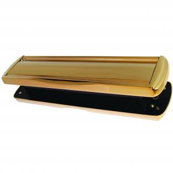 GreenteQ Omega Letterplate 12 40-80mm Gold PVD