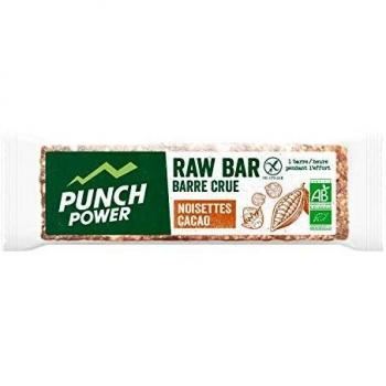 PUNCH POWER BARRE ENERGÉTIQUE CRUE AU CACAO ET NOISETTES BIOLOGIC 35G