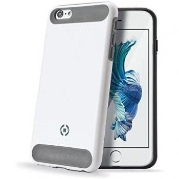Celly Funda ROCK701WH para Móvil 5.5 Pulgadas, Color Blanco