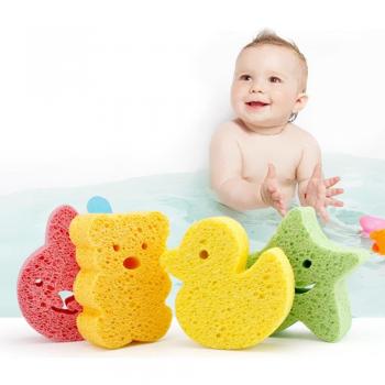 4PC Cute Cartoon Bath Brushes for Kids