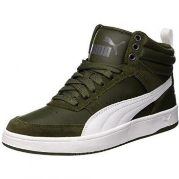 Puma Rebound Street v2, Baskets Hautes Mixte Adulte, Gris
