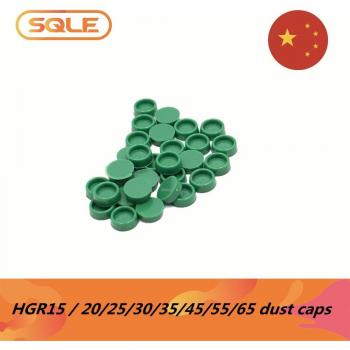 HGR Series Green Dust Protectors – 50-Pack Plastic Caps for CNC Guides