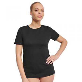 Camiseta Sloggi Ever Ease Negra para Mujer