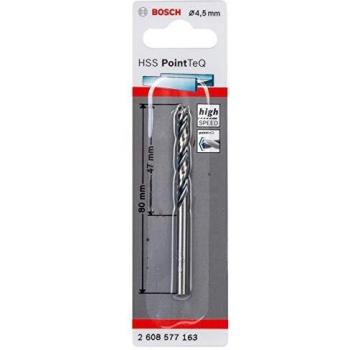 Foret hélicoïdal HSS PointTeQ Bosch 4,5 x 47 x 80 mm
