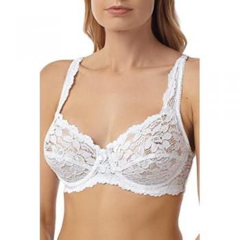 Camille’s Classic Floral Lace Underwired Bra – 42DD