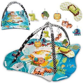 Lionelo Anika Box Gioco con Cuscino e Giocattoli Inclusi