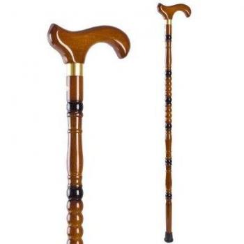 Adjustable Rosewood Handle Crutch for Stability