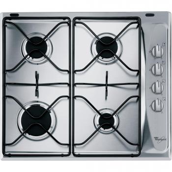 Whirlpool 268/IX Gas Hob 4 Fuegos en Acero Inox