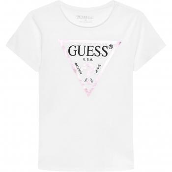 T-shirt da bambina GUESS Bianco