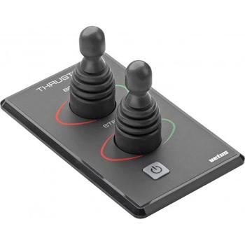 Vetus Unisex Bow Thruster Panel 130×75 mm – Two Lever Grey System