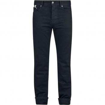Jeans Chet Rock Jerry Lee – Taille 30-36, Longueur 32-34 – Noir – Homme