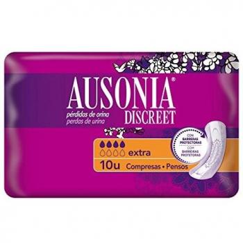 Serviettes hygiéniques Ausonia Discreet Extra pour incontinence 10 unités