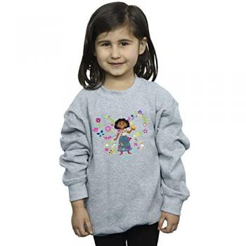 Disney Girls’ Butterfly Dreamy Pullover in Grey