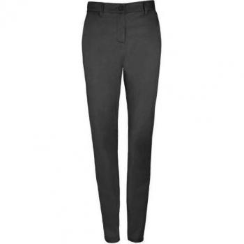 Trousers femeninos SOLS Jared Stretch Suit 12 UK color negro