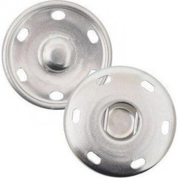 Cocoon Rits Studs Zilver 15 mm – 100x