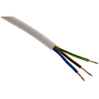 Câble d'alimentation 3G2,5 HO5VV-F Blanc