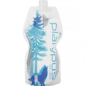 Plattform: Platypus 1 L Softbottle Wildblau, Push/Pull-Kappe