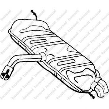 BOSAL 233‑725 Schok