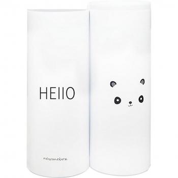 Estuche de plástico Kawaii con calculadora y espejo para niños