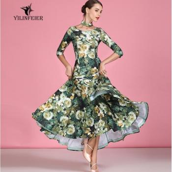 Smooth standaard jurk voor meisjes met bloemenprint S9062