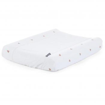 Cuscino fasciatoio Childhome Jersey Cuori