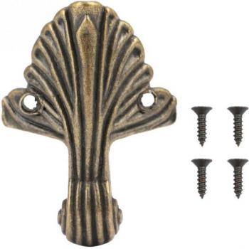 Trésor d’Époque Boîte à Bijoux 4‑pièces – Ton Bronze Sculpté