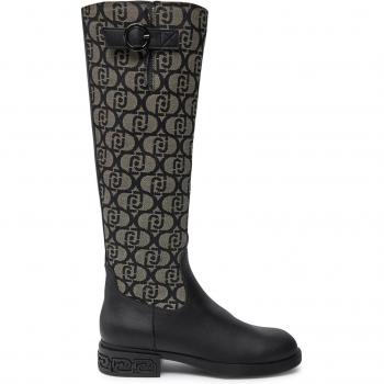Liu Jo Black High Boots with Strap for Women